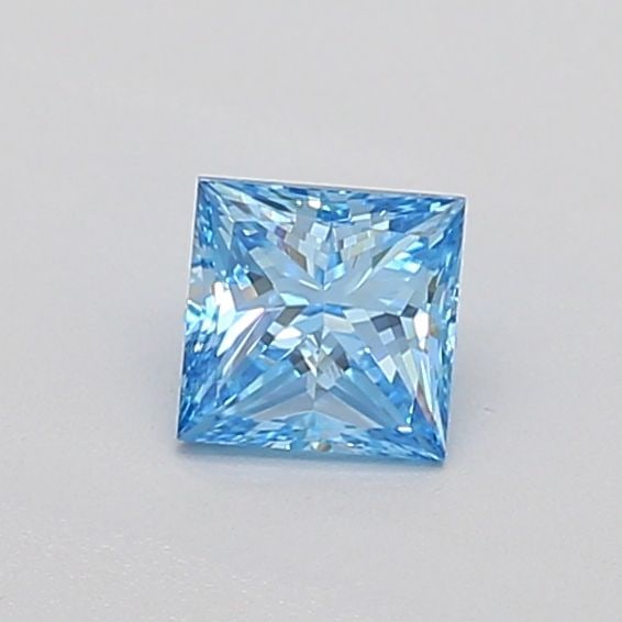 Loose Diamond - PRINCESS 0.37ct Fancy Vivid Blue VS2