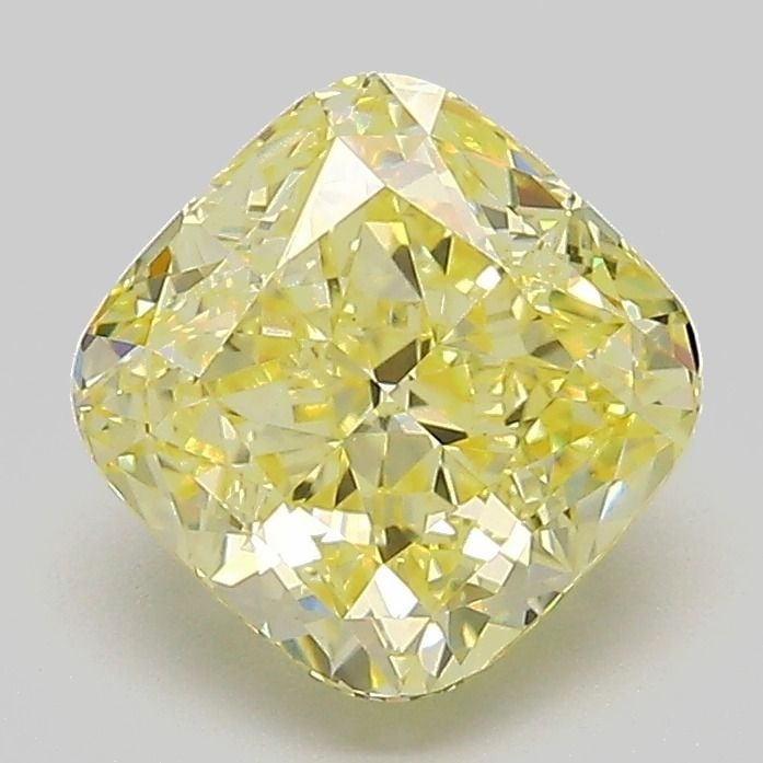 Loose Diamond - CUSHION MODIFIED 2.03ct Fancy Intense Yellow VS1