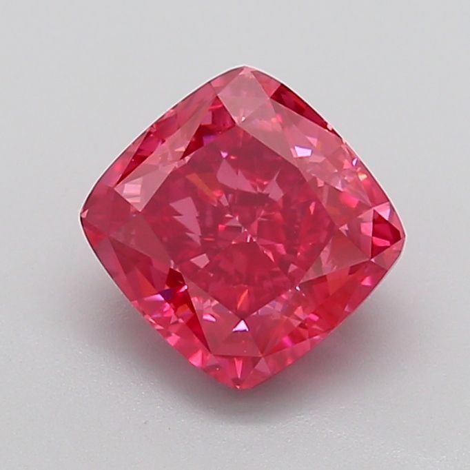 Loose Diamond - CUSHION MODIFIED 2.82ct Fancy Vivid Pink VS1
