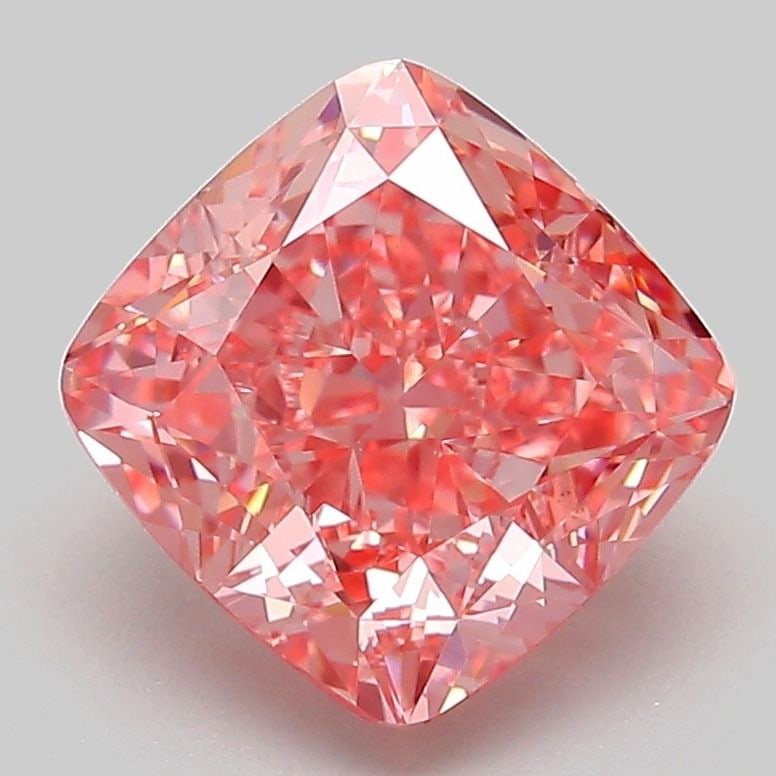 Loose Diamond - CUSHION MODIFIED 3.03ct Fancy Vivid Pink VS1: Loose Diamond - CUSHION MODIFIED 3.03ct Fancy Vivid Pink VS1 Source: This is a real non-mined Diamond that has been grown in a lab Shape: CUSHION MODIFIED Carats: 3.03 Color: Fancy Vivid Pink Certific