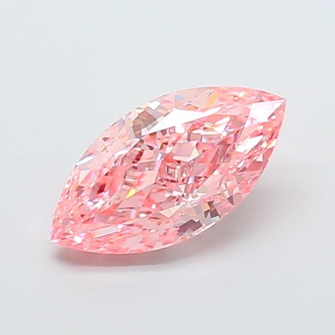 Loose Diamond - MARQUISE 3.01ct Fancy Vivid Pink VVS2