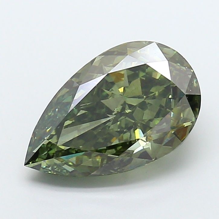 Loose Diamond - PEAR 6.04ct Fancy Vivid Green VS1: Loose Diamond - PEAR 6.04ct Fancy Vivid Green VS1 Source: This is a real non-mined Diamond that has been grown in a lab Shape: PEAR Carats: 6.04 Color: Fancy Vivid Green Certification: IGI Video: