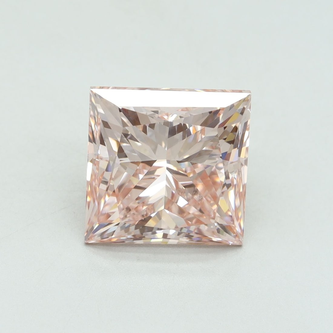 Loose Diamond - PRINCESS 5.02ct Fancy Intense Pink VS1