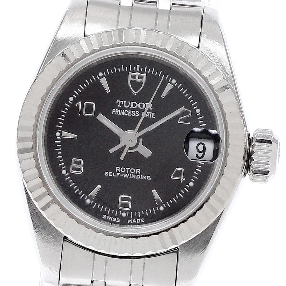 TUDOR Princess Date Women's Automatic Wristwatch WG Bezel