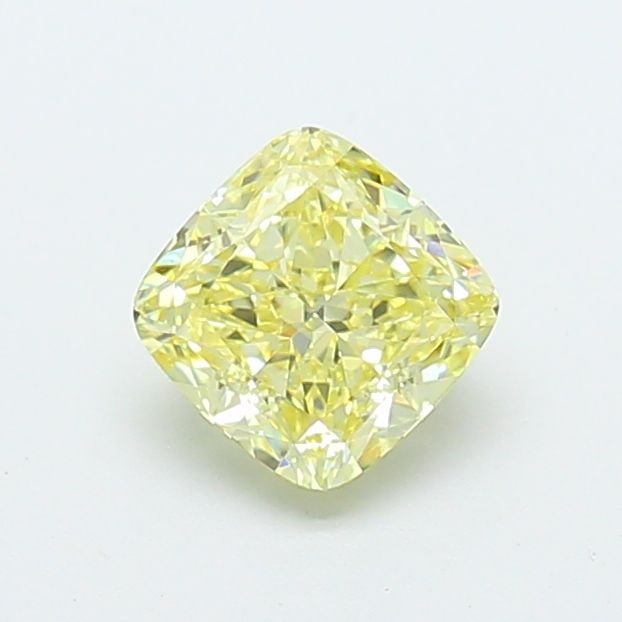 Loose Diamond - CUSHION MODIFIED 1.06ct Fancy Light Yellow VVS2: Loose Diamond - CUSHION MODIFIED 1.06ct Fancy Light Yellow VVS2 Source: This is a real non-mined Diamond that has been grown in a lab Shape: CUSHION MODIFIED Carats: 1.06 Color: Fancy Light Yellow Cer