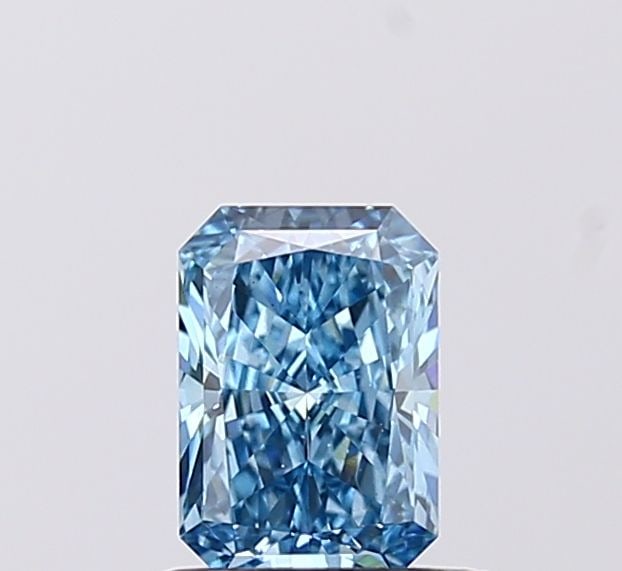 Loose Diamond - RADIANT 0.75ct Fancy Vivid Blue VS2