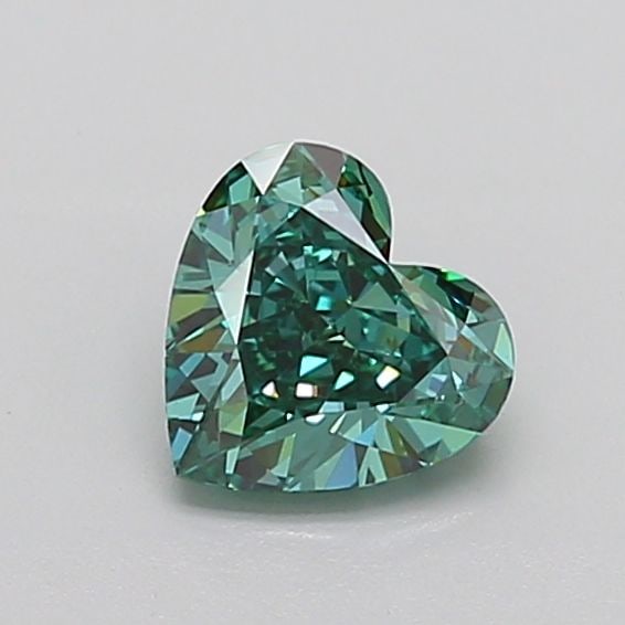 Loose Diamond - HEART 1.1ct Fancy Vivid Green VS1: Loose Diamond - HEART 1.1ct Fancy Vivid Green VS1 Source: This is a real non-mined Diamond that has been grown in a lab Shape: HEART Carats: 1.1 Color: Fancy Vivid Green Certification: IGI Video: