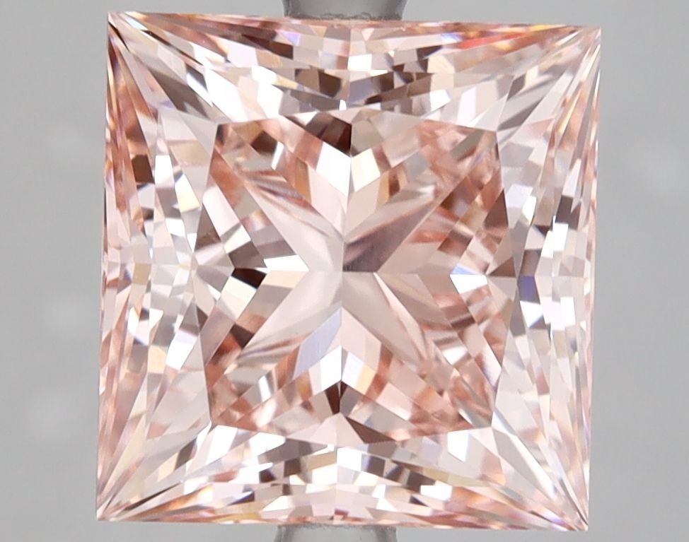 Loose Diamond - PRINCESS 5.01ct Fancy Intense Pink VS2