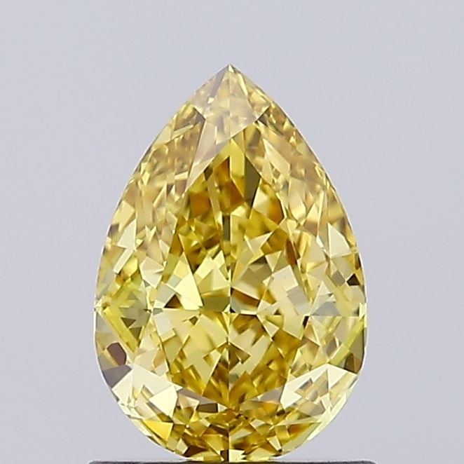 Loose Diamond - PEAR 1.16ct Fancy Vivid Yellow VS1