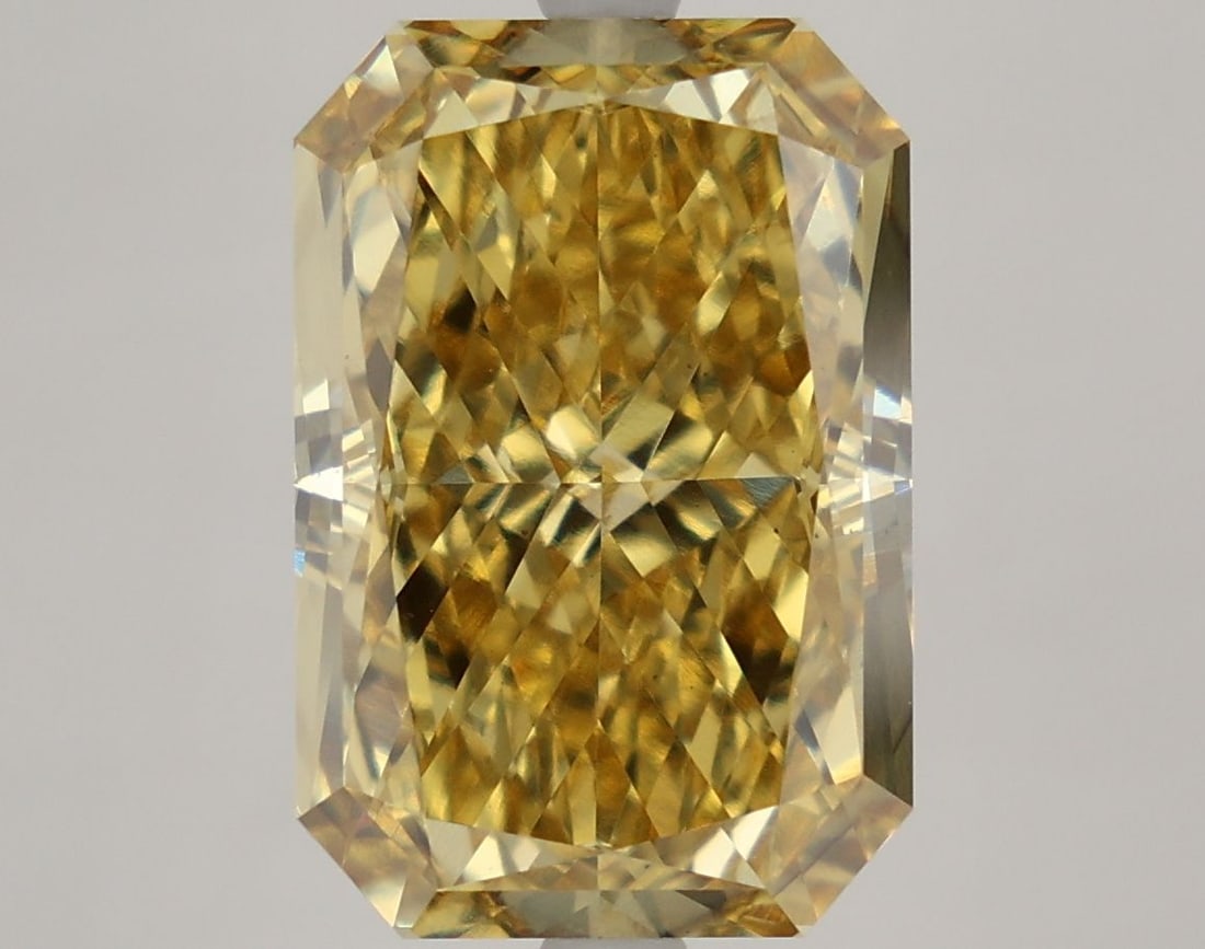 Loose Diamond - RADIANT 8.15ct Fancy Vivid Yellow VS2