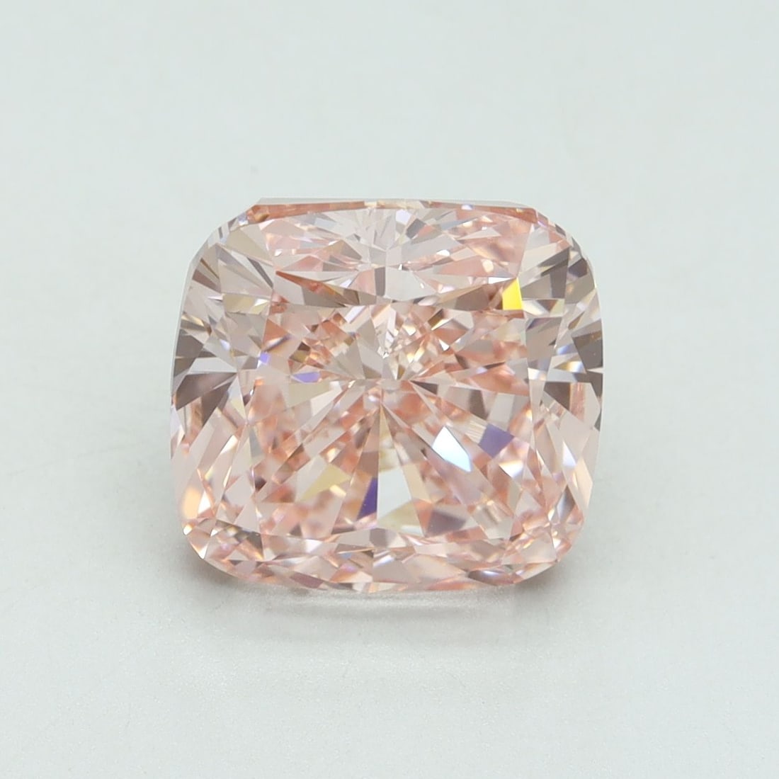 Loose Diamond - CUSHION BRILLIANT 5.02ct Fancy Intense Pink VS1