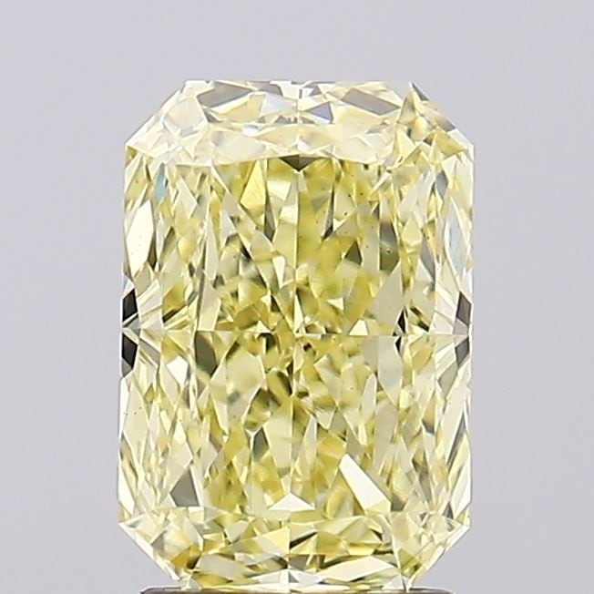 Loose Diamond - RADIANT 2.54ct Fancy Yellow VS1: Loose Diamond - RADIANT 2.54ct Fancy Yellow VS1 Source: This is a real non-mined Diamond that has been grown in a lab Shape: RADIANT Carats: 2.54 Color: Fancy Yellow Certification: IGI Video: