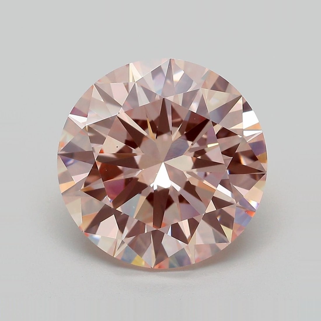 Loose Diamond - ROUND 8.02ct Fancy Pink VS1: Loose Diamond - ROUND 8.02ct Fancy Pink VS1 Source: This is a real non-mined Diamond that has been grown in a lab Shape: ROUND Carats: 8.02 Color: Fancy Pink Certification: IGI Video: