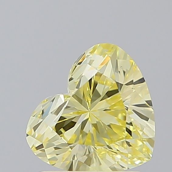 Loose Diamond - HEART 1.0ct Fancy Intense Yellow VS2: Loose Diamond - HEART 1.0ct Fancy Intense Yellow VS2 Source: This is a real non-mined Diamond that has been grown in a lab Shape: HEART Carats: 1.0 Color: Fancy Intense Yellow Certification: IGI