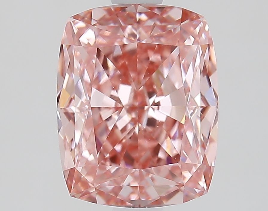 Loose Diamond - CUSHION MODIFIED 2.06ct Fancy Vivid Pink VS1: Loose Diamond - CUSHION MODIFIED 2.06ct Fancy Vivid Pink VS1 Source: This is a real non-mined Diamond that has been grown in a lab Shape: CUSHION MODIFIED Carats: 2.06 Color: Fancy Vivid Pink