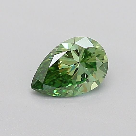 Loose Diamond - PEAR 0.3ct Fancy Vivid Green VS1: Loose Diamond - PEAR 0.3ct Fancy Vivid Green VS1 Source: This is a real non-mined Diamond that has been grown in a lab Shape: PEAR Carats: 0.3 Color: Fancy Vivid Green Certification: IGI Video: