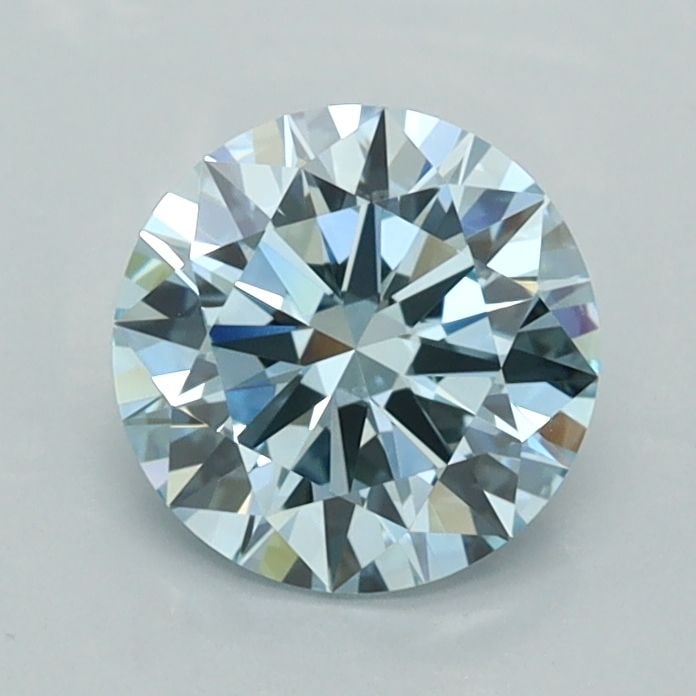 Loose Diamond - ROUND 1.11ct Fancy Vivid Blue VVS2: Loose Diamond - ROUND 1.11ct Fancy Vivid Blue VVS2 Source: This is a real non-mined Diamond that has been grown in a lab Shape: ROUND Carats: 1.11 Color: Fancy Vivid Blue Certification: IGI Video: