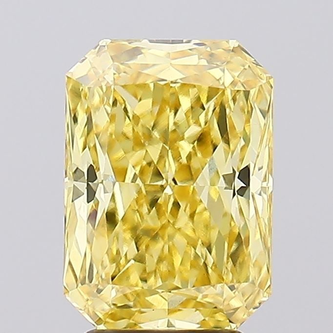 Loose Diamond - RADIANT 3.58ct Fancy Vivid Yellow VVS2: Loose Diamond - RADIANT 3.58ct Fancy Vivid Yellow VVS2 Source: This is a real non-mined Diamond that has been grown in a lab Shape: RADIANT Carats: 3.58 Color: Fancy Vivid Yellow Certification: IGI Vi