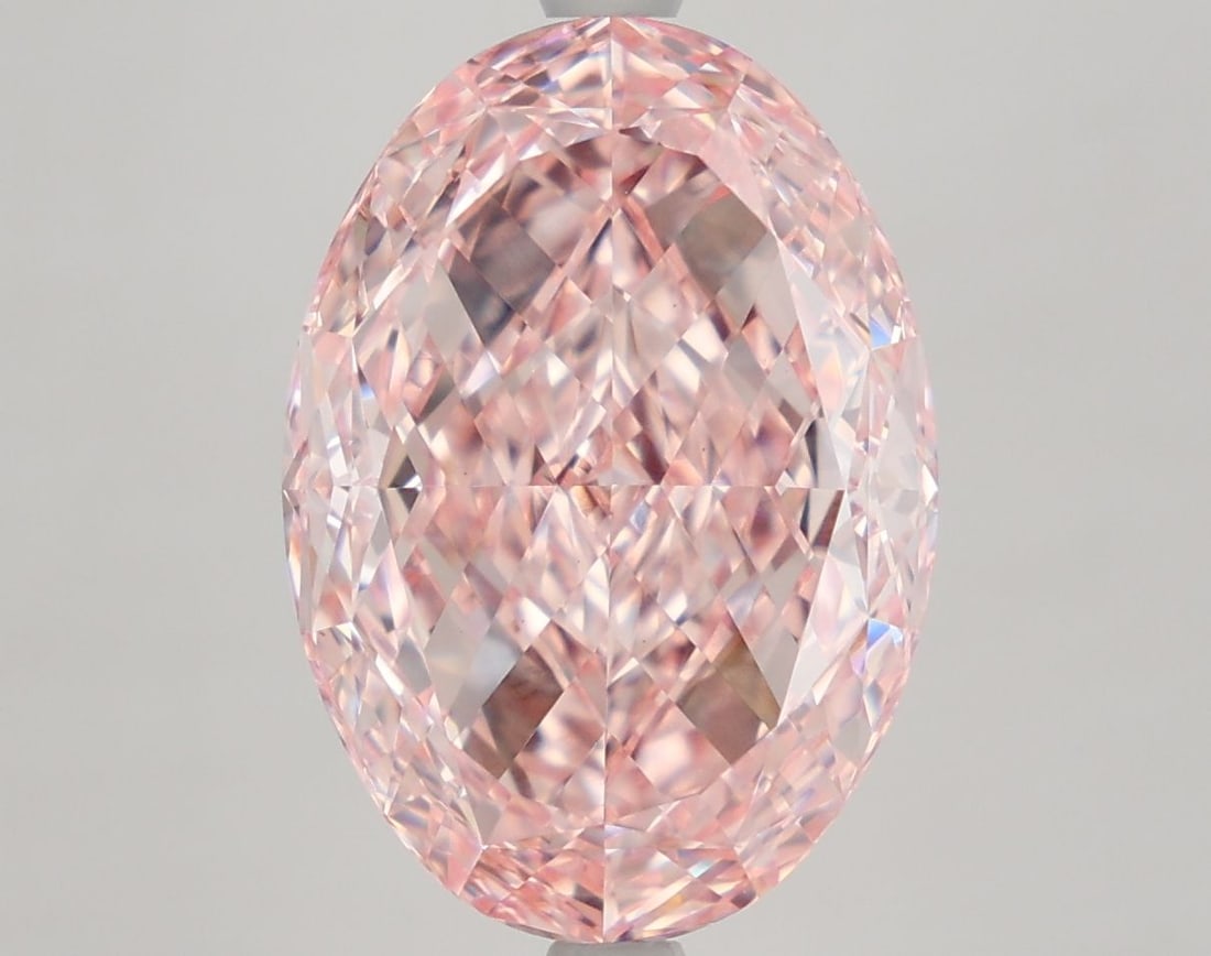 Loose Diamond - OVAL 6.25ct Fancy Intense Pink VS1: Loose Diamond - OVAL 6.25ct Fancy Intense Pink VS1 Source: This is a real non-mined Diamond that has been grown in a lab Shape: OVAL Carats: 6.25 Color: Fancy Intense Pink Certification: IGI Video: