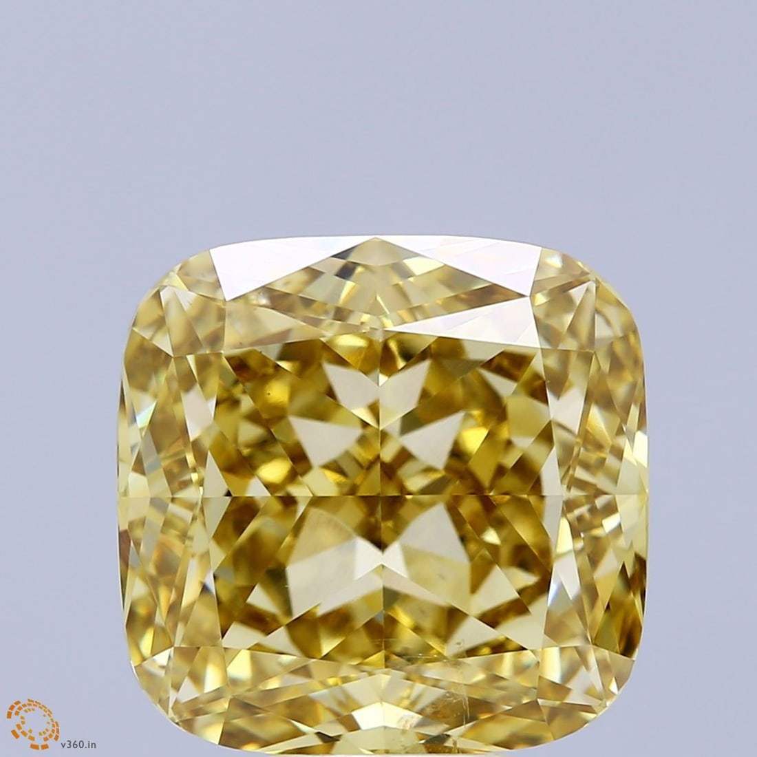 Loose Diamond - CUSHION MODIFIED 10.32ct Fancy Intense Yellow SI1: Loose Diamond - CUSHION MODIFIED 10.32ct Fancy Intense Yellow SI1 Source: This is a real non-mined Diamond that has been grown in a lab Shape: CUSHION MODIFIED Carats: 10.32 Color: Fancy Intense Yello