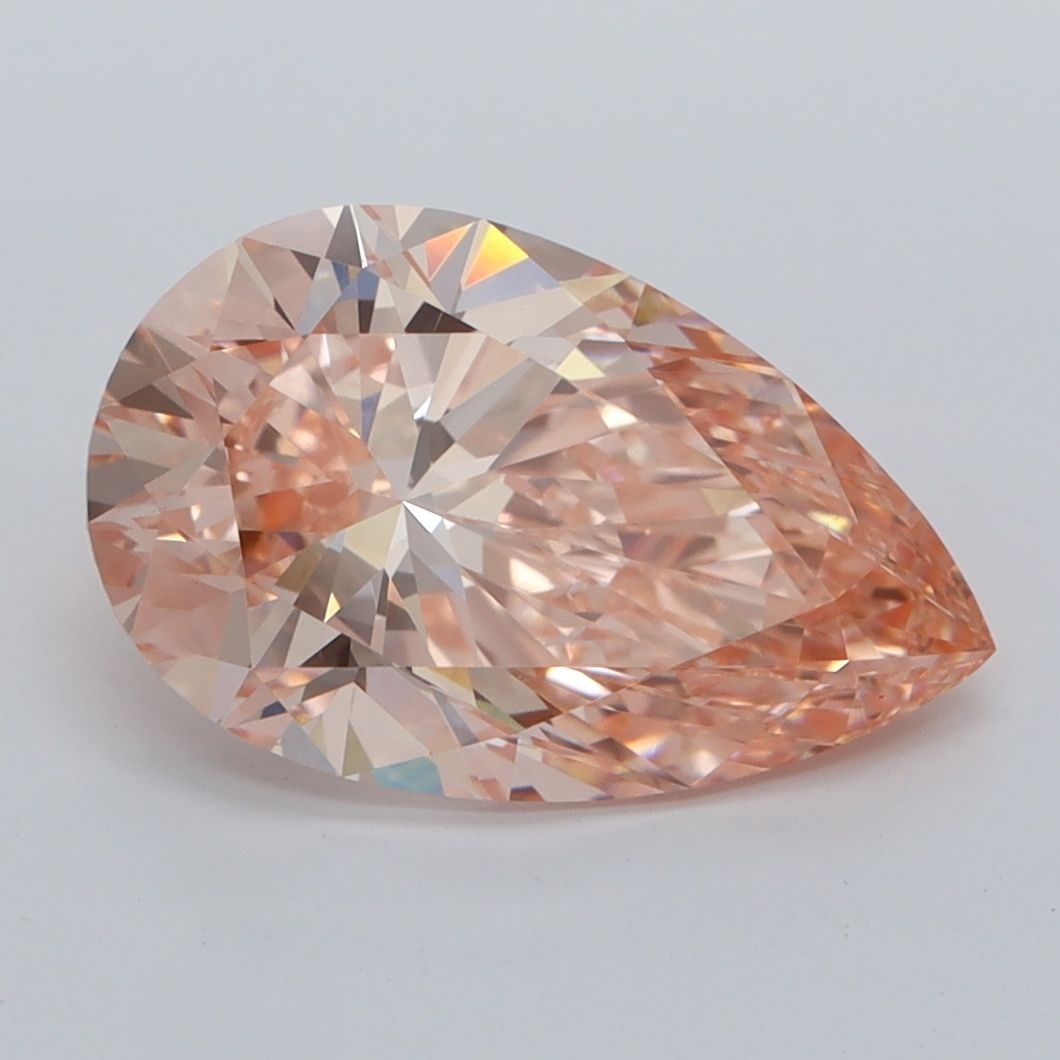 Loose Diamond - PEAR 3.02ct Fancy Vivid Pink VVS2: Loose Diamond - PEAR 3.02ct Fancy Vivid Pink VVS2 Source: This is a real non-mined Diamond that has been grown in a lab Shape: PEAR Carats: 3.02 Color: Fancy Vivid Pink Certification: IGI Video: