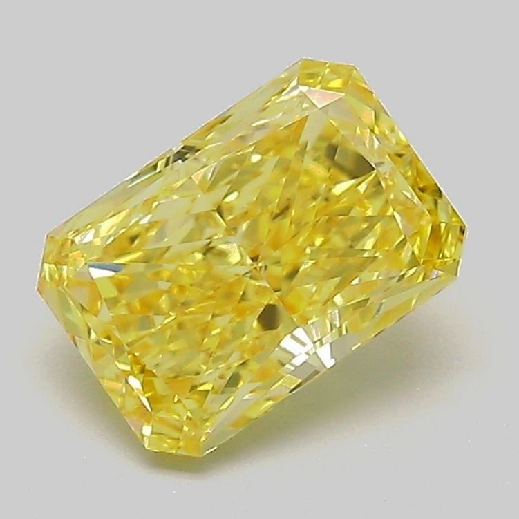 Loose Diamond - RADIANT 1.55ct Fancy Vivid Yellow VVS2: Loose Diamond - RADIANT 1.55ct Fancy Vivid Yellow VVS2 Source: This is a real non-mined Diamond that has been grown in a lab Shape: RADIANT Carats: 1.55 Color: Fancy Vivid Yellow Certification: IGI Vi