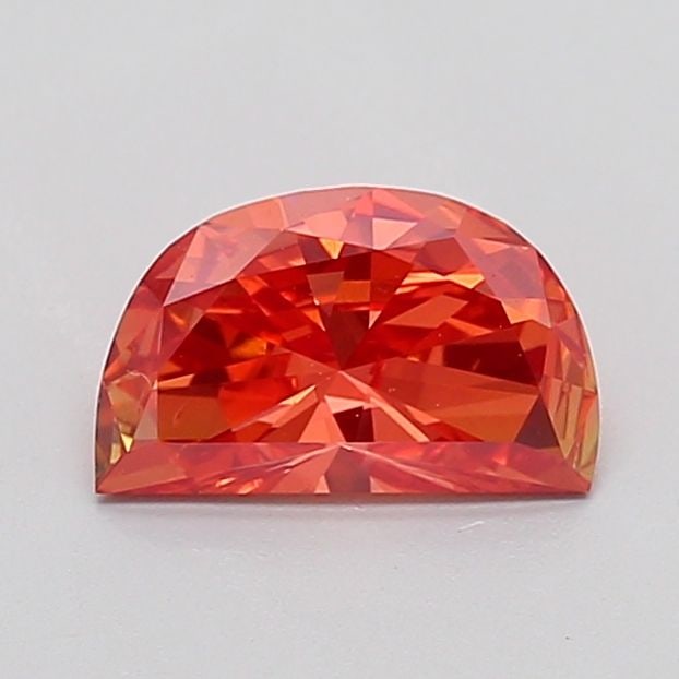 Loose Diamond - HALF MOON 0.72ct Fancy Vivid Pinkish Orange VS2 (1 of 1)