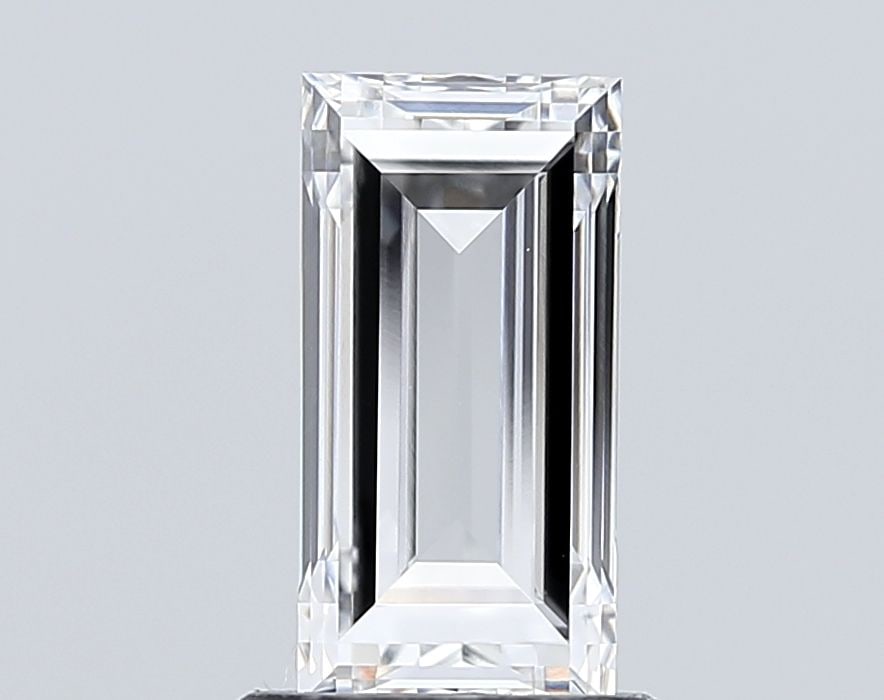 Loose Diamond - BAGUETTE 1.26ct E VVS1: Loose Diamond - BAGUETTE 1.26ct E VVS1 Source: This is a real non-mined Diamond that has been grown in a lab Shape: BAGUETTE Carats: 1.26 Color: E Clarity: VVS1 Certification: IGI Video: