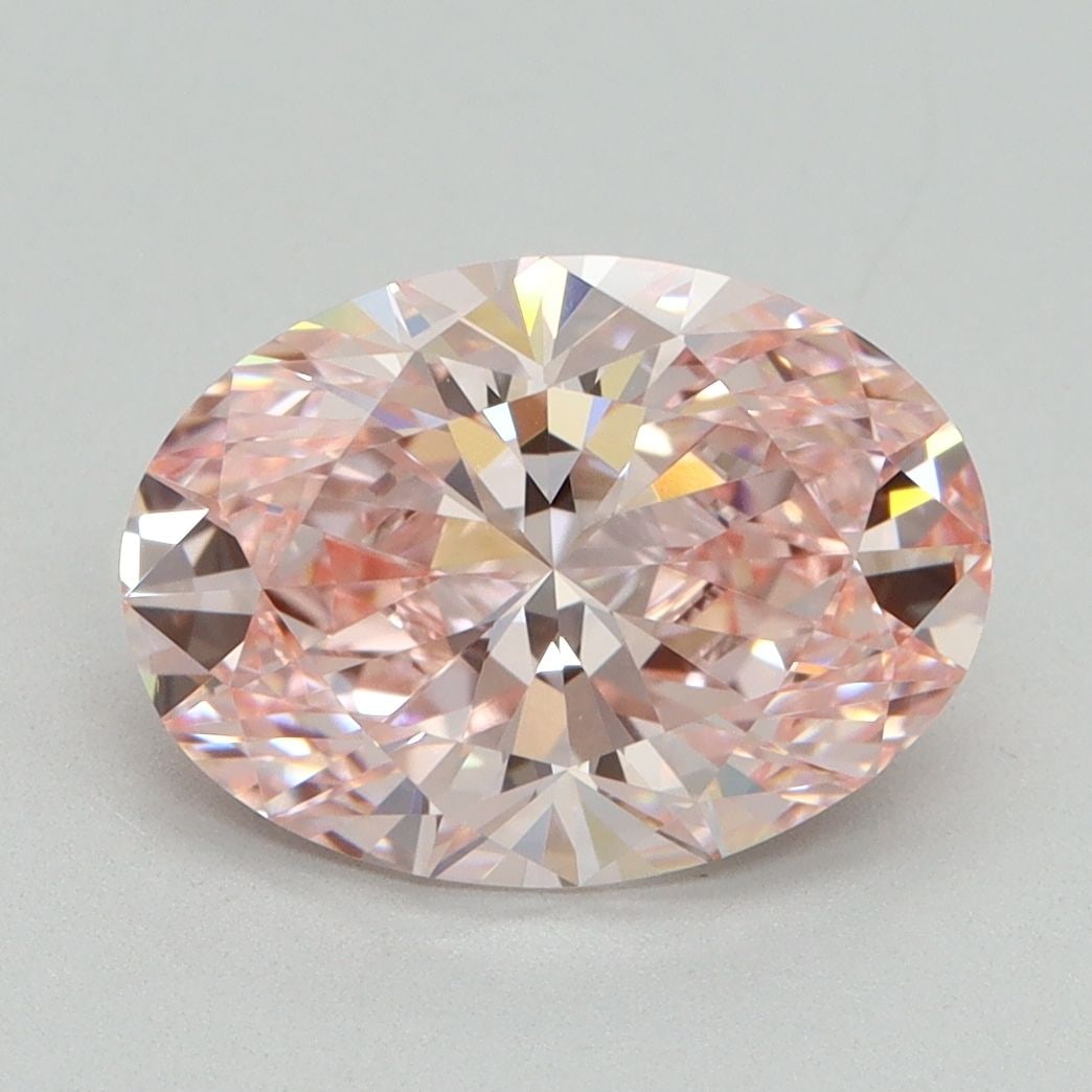 Loose Diamond - OVAL 2.85ct Fancy Vivid Pink VS1: Loose Diamond - OVAL 2.85ct Fancy Vivid Pink VS1 Source: This is a real non-mined Diamond that has been grown in a lab Shape: OVAL Carats: 2.85 Color: Fancy Vivid Pink Certification: IGI Video: