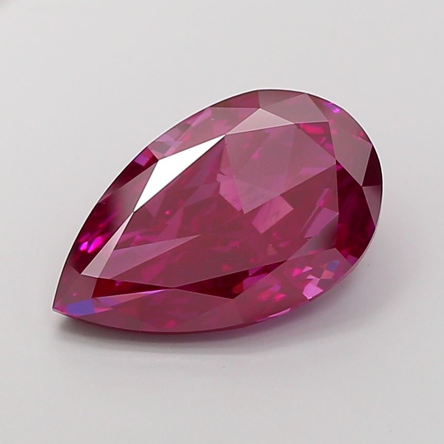 Loose Diamond - PEAR 10.1ct Fancy Pink VS2: Loose Diamond - PEAR 10.1ct Fancy Pink VS2 Source: This is a real non-mined Diamond that has been grown in a lab Shape: PEAR Carats: 10.1 Color: Fancy Pink Certification: NONE Video: Video Link The