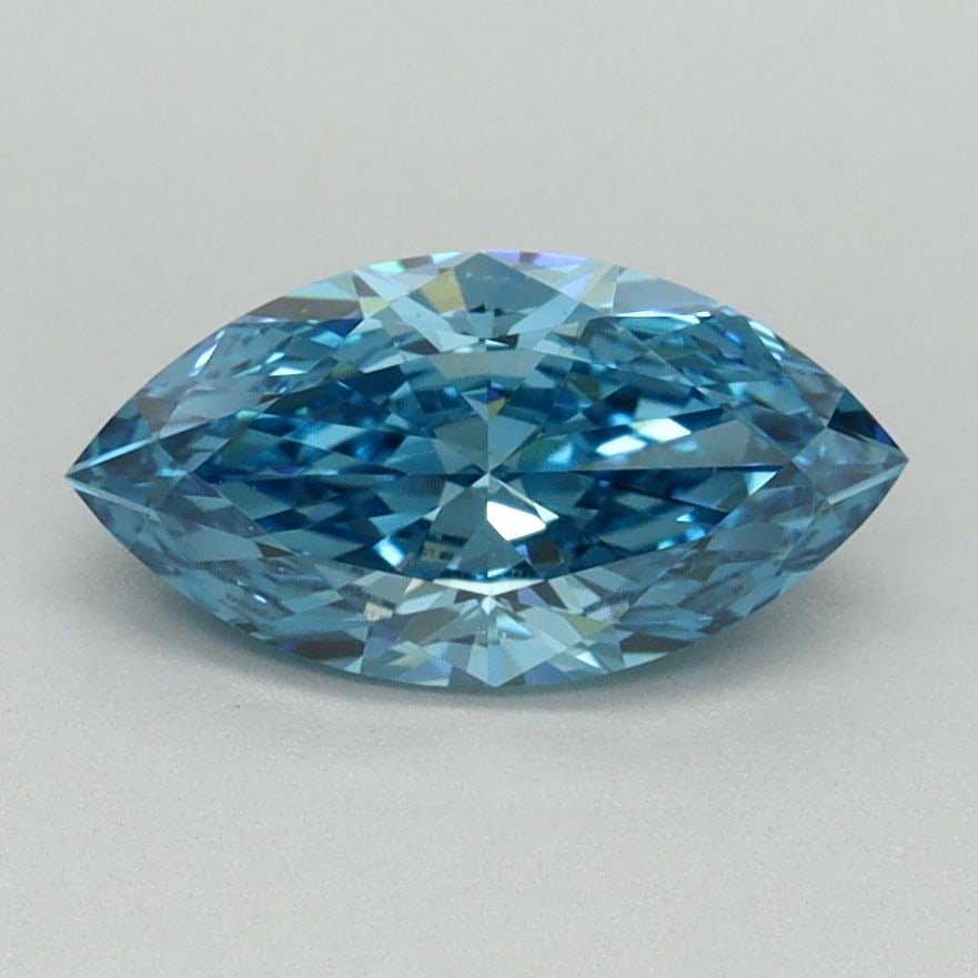 Loose Diamond - MARQUISE 1.0ct Fancy Vivid Blue VVS2: Loose Diamond - MARQUISE 1.0ct Fancy Vivid Blue VVS2 Source: This is a real non-mined Diamond that has been grown in a lab Shape: MARQUISE Carats: 1.0 Color: Fancy Vivid Blue Certification: IGI