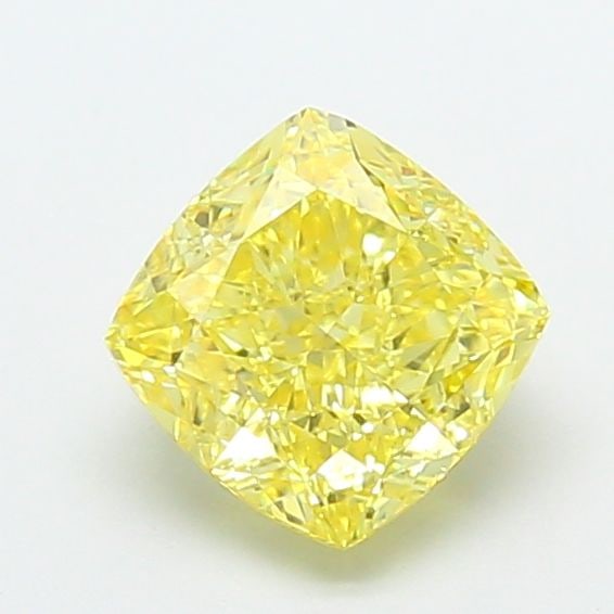 Loose Diamond - CUSHION MODIFIED 2.04ct Fancy Intense Yellow VVS2: Loose Diamond - CUSHION MODIFIED 2.04ct Fancy Intense Yellow VVS2 Source: This is a real non-mined Diamond that has been grown in a lab Shape: CUSHION MODIFIED Carats: 2.04 Color: Fancy Intense