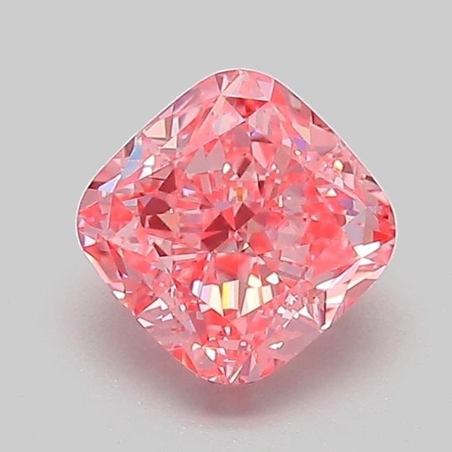 Loose Diamond - CUSHION MODIFIED 1.1ct Fancy Vivid Pink VVS2: Loose Diamond - CUSHION MODIFIED 1.1ct Fancy Vivid Pink VVS2 Source: This is a real non-mined Diamond that has been grown in a lab Shape: CUSHION MODIFIED Carats: 1.1 Color: Fancy Vivid Pink Certifica