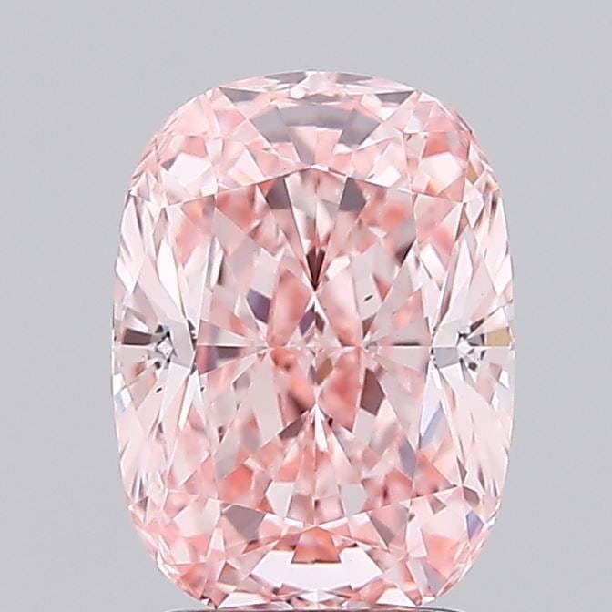 Loose Diamond - CUSHION MODIFIED 2.28ct Fancy Vivid Pink VS1: Loose Diamond - CUSHION MODIFIED 2.28ct Fancy Vivid Pink VS1 Source: This is a real non-mined Diamond that has been grown in a lab Shape: CUSHION MODIFIED Carats: 2.28 Color: Fancy Vivid Pink Certific