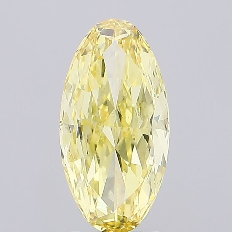 Loose Diamond - OVAL 2.5ct Fancy Intense Yellow VS2: Loose Diamond - OVAL 2.5ct Fancy Intense Yellow VS2 Source: This is a real non-mined Diamond that has been grown in a lab Shape: OVAL Carats: 2.5 Color: Fancy Intense Yellow Certification: IGI Video: