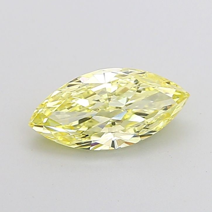 Loose Diamond - MARQUISE 2.0ct Fancy Yellow VVS2: Loose Diamond - MARQUISE 2.0ct Fancy Yellow VVS2 Source: This is a real non-mined Diamond that has been grown in a lab Shape: MARQUISE Carats: 2.0 Color: Fancy Yellow Certification: IGI Video: