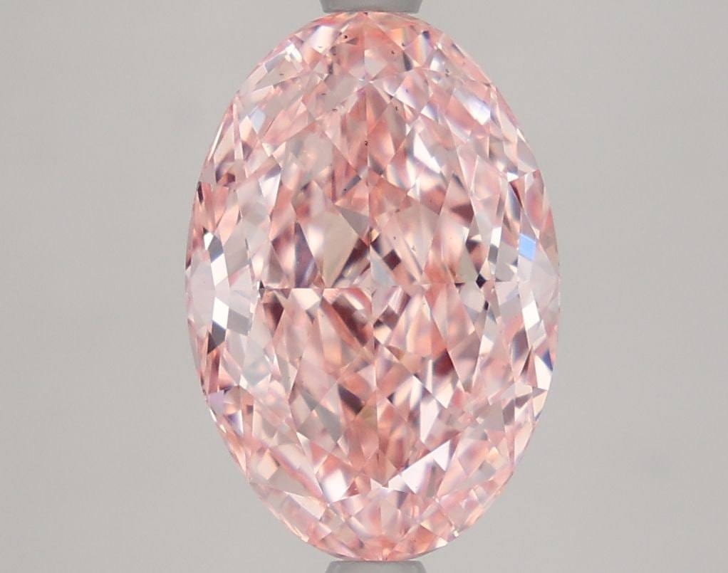 Loose Diamond - OVAL 3.56ct Fancy Intense Pink VS2: Loose Diamond - OVAL 3.56ct Fancy Intense Pink VS2 Source: This is a real non-mined Diamond that has been grown in a lab Shape: OVAL Carats: 3.56 Color: Fancy Intense Pink Certification: IGI Video:
