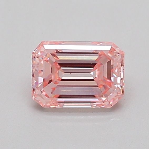Loose Diamond - EMERALD 0.67ct Fancy Intense Pink VS2: Loose Diamond - EMERALD 0.67ct Fancy Intense Pink VS2 Source: This is a real non-mined Diamond that has been grown in a lab Shape: EMERALD Carats: 0.67 Color: Fancy Intense Pink Certification: IGI Vid