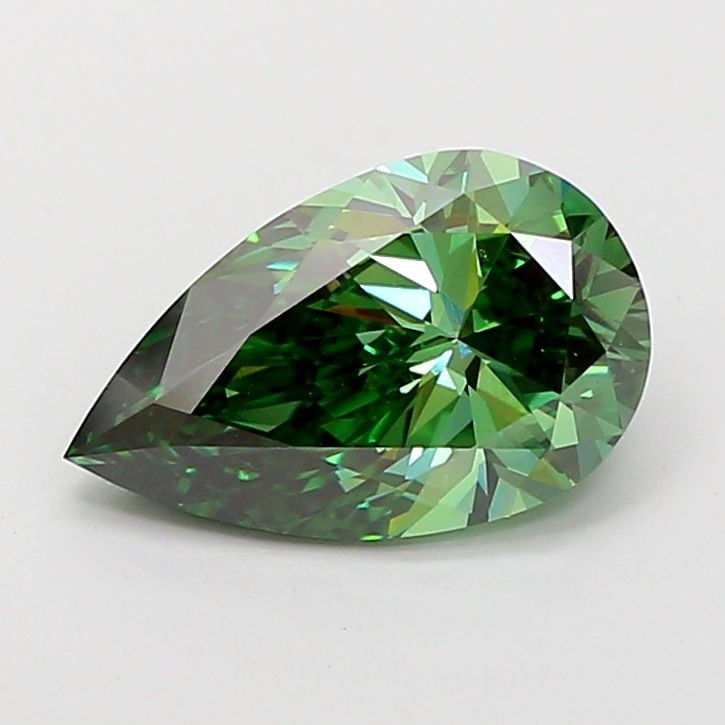Loose Diamond - PEAR 2.51ct Fancy Vivid Green VVS2 (1 of 1)