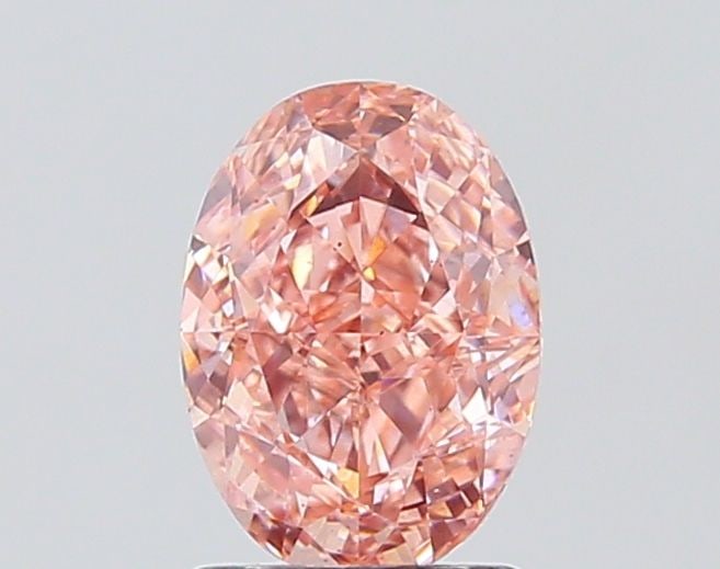 Loose Diamond - OVAL 1.55ct Fancy Vivid Pink VS2: Loose Diamond - OVAL 1.55ct Fancy Vivid Pink VS2 Source: This is a real non-mined Diamond that has been grown in a lab Shape: OVAL Carats: 1.55 Color: Fancy Vivid Pink Certification: IGI Video: