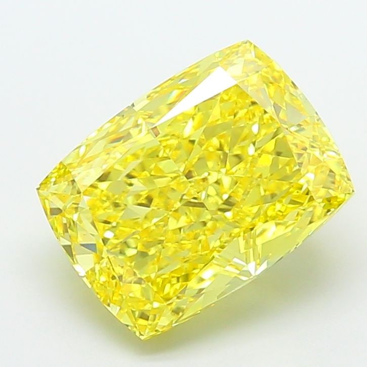 Loose Diamond - CUSHION MODIFIED 8.1ct Fancy Vivid Yellow VS1: Loose Diamond - CUSHION MODIFIED 8.1ct Fancy Vivid Yellow VS1 Source: This is a real non-mined Diamond that has been grown in a lab Shape: CUSHION MODIFIED Carats: 8.1 Color: Fancy Vivid Yellow Certif