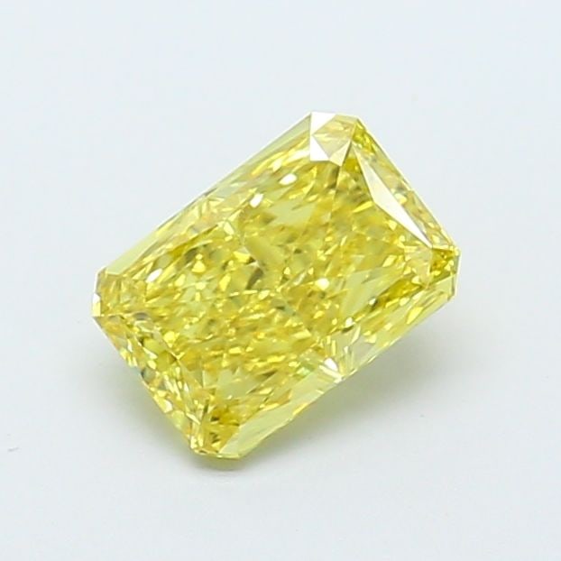 Loose Diamond - RADIANT 1.03ct Fancy Vivid Yellow VVS2: Loose Diamond - RADIANT 1.03ct Fancy Vivid Yellow VVS2 Source: This is a real non-mined Diamond that has been grown in a lab Shape: RADIANT Carats: 1.03 Color: Fancy Vivid Yellow Certification: NONE V