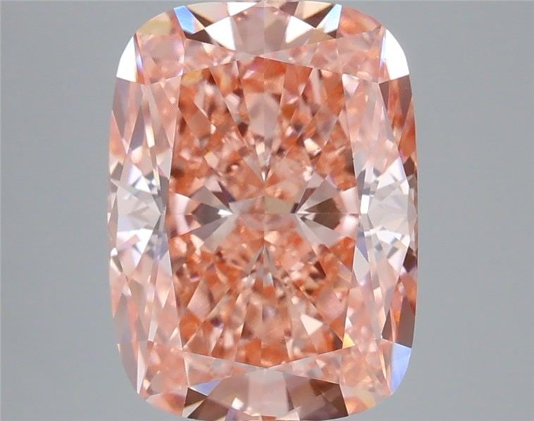 Loose Diamond - CUSHION MODIFIED 5.1ct Fancy Vivid Pink VS1: Loose Diamond - CUSHION MODIFIED 5.1ct Fancy Vivid Pink VS1 Source: This is a real non-mined Diamond that has been grown in a lab Shape: CUSHION MODIFIED Carats: 5.1 Color: Fancy Vivid Pink Certificat