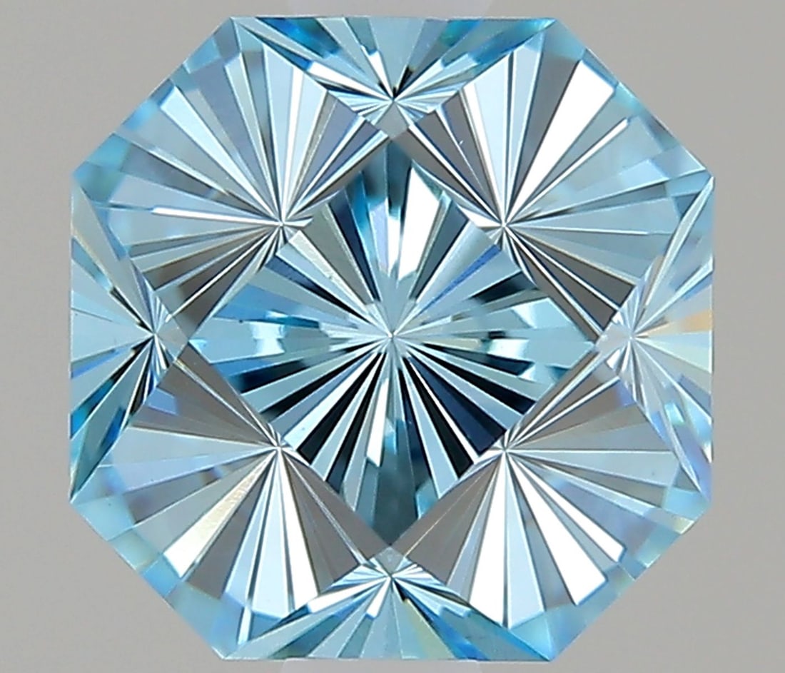 Loose Diamond - OCTAGONAL 1.03ct Fancy Intense Blue VS1: Loose Diamond - OCTAGONAL 1.03ct Fancy Intense Blue VS1 Source: This is a real non-mined Diamond that has been grown in a lab Shape: OCTAGONAL Carats: 1.03 Color: Fancy Intense Blue Certification: IGI