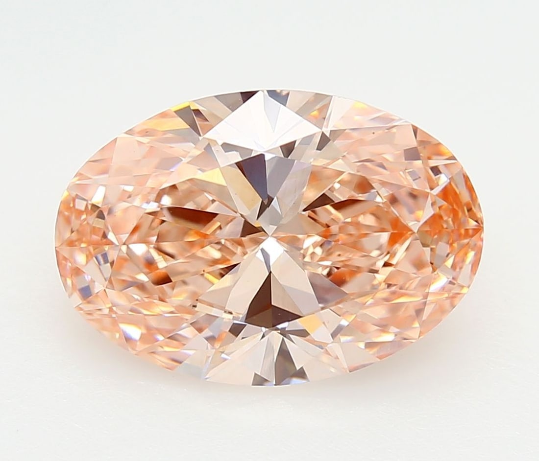 Loose Diamond - OVAL 5.02ct Fancy Vivid Pink VVS2: Loose Diamond - OVAL 5.02ct Fancy Vivid Pink VVS2 Source: This is a real non-mined Diamond that has been grown in a lab Shape: OVAL Carats: 5.02 Color: Fancy Vivid Pink Certification: IGI Video: