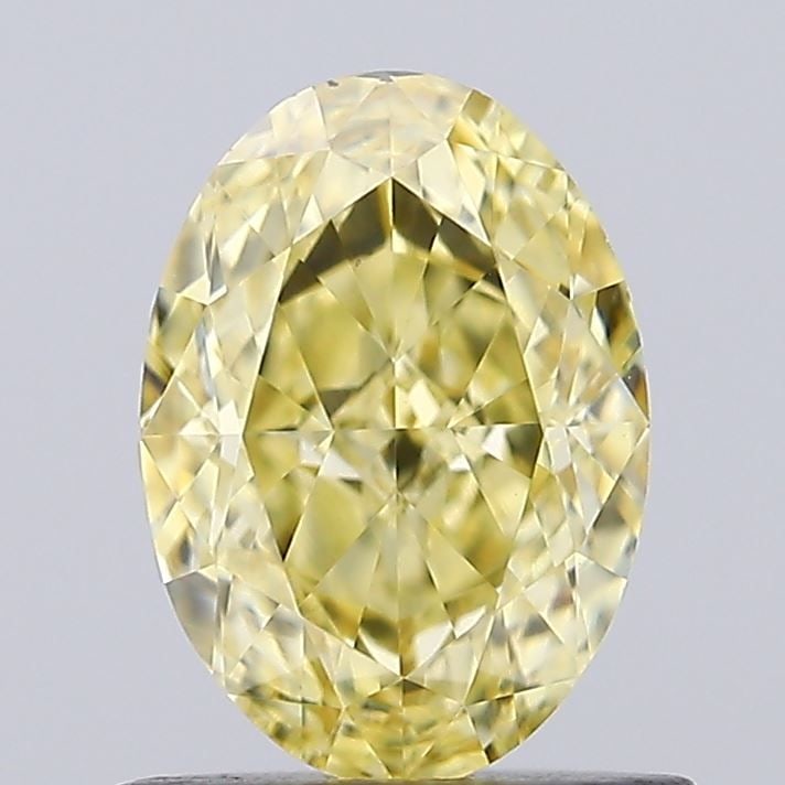 Loose Diamond - OVAL 1.03ct Fancy Intense Yellow VS1: Loose Diamond - OVAL 1.03ct Fancy Intense Yellow VS1 Source: This is a real non-mined Diamond that has been grown in a lab Shape: OVAL Carats: 1.03 Color: Fancy Intense Yellow Certification: IGI Video