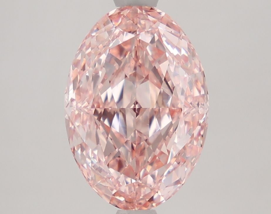 Loose Diamond - OVAL 2.57ct Fancy Vivid Pink VS2: Loose Diamond - OVAL 2.57ct Fancy Vivid Pink VS2 Source: This is a real non-mined Diamond that has been grown in a lab Shape: OVAL Carats: 2.57 Color: Fancy Vivid Pink Certification: IGI Video: