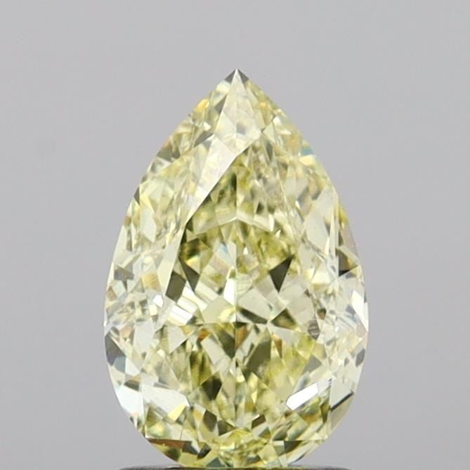 Loose Diamond - PEAR 1.74ct Fancy Light Yellow VS2: Loose Diamond - PEAR 1.74ct Fancy Light Yellow VS2 Source: This is a real non-mined Diamond that has been grown in a lab Shape: PEAR Carats: 1.74 Color: Fancy Light Yellow Certification: IGI The Diamo