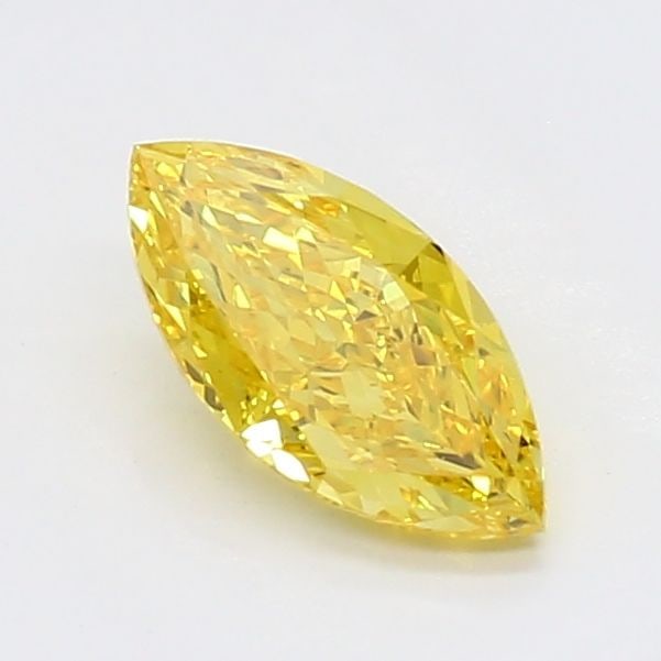 Loose Diamond - MARQUISE 0.42ct Fancy Vivid Yellow VS1: Loose Diamond - MARQUISE 0.42ct Fancy Vivid Yellow VS1 Source: This is a real non-mined Diamond that has been grown in a lab Shape: MARQUISE Carats: 0.42 Color: Fancy Vivid Yellow Certification: NONE 