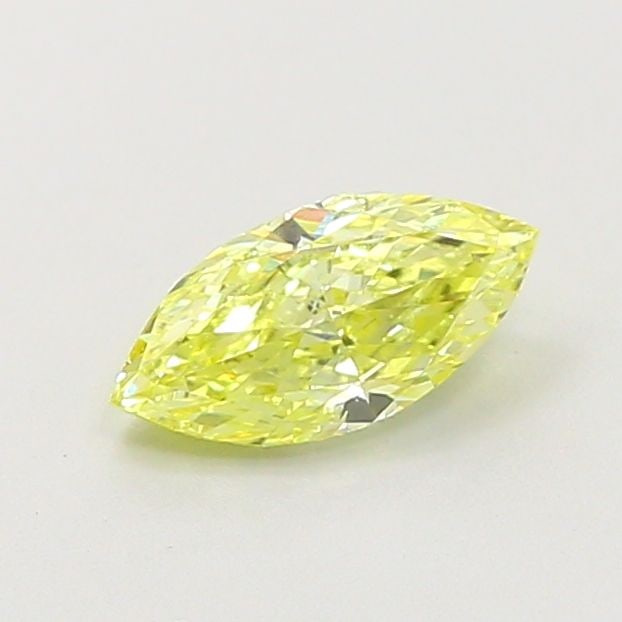 Loose Diamond - MARQUISE 0.53ct Fancy Intense Yellow VS1: Loose Diamond - MARQUISE 0.53ct Fancy Intense Yellow VS1 Source: This is a real non-mined Diamond that has been grown in a lab Shape: MARQUISE Carats: 0.53 Color: Fancy Intense Yellow Certification: I
